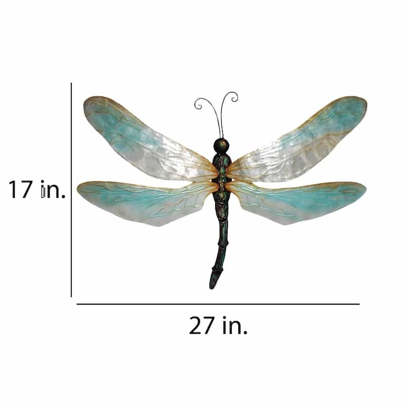 Eangee Home Design Dragonfly Wall Decor Large Pearl - On Sale - Bed ...