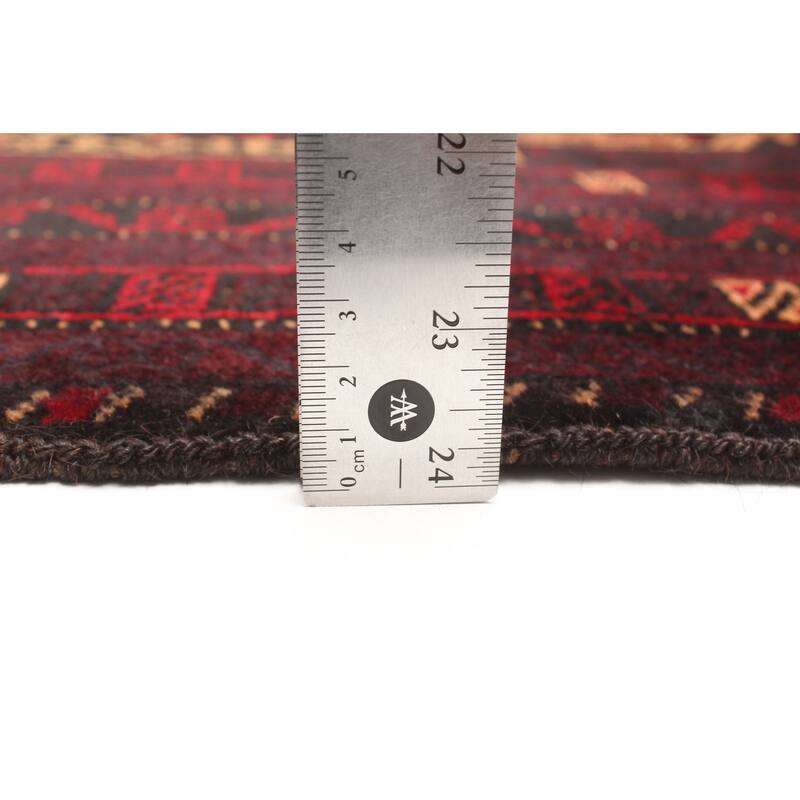 ECARPETGALLERY Hand-knotted Teimani Black Wool Rug - 3'1 x 4'11