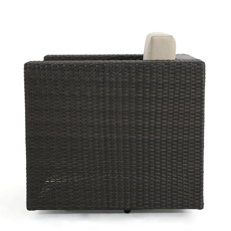 Puerta Mp1 Swivel Patio Chair With Cushions (Excluding the table)