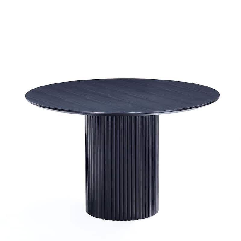 Manhattan Comfort Hathaway Modern 59.05 Solid Wood Round Dining Table