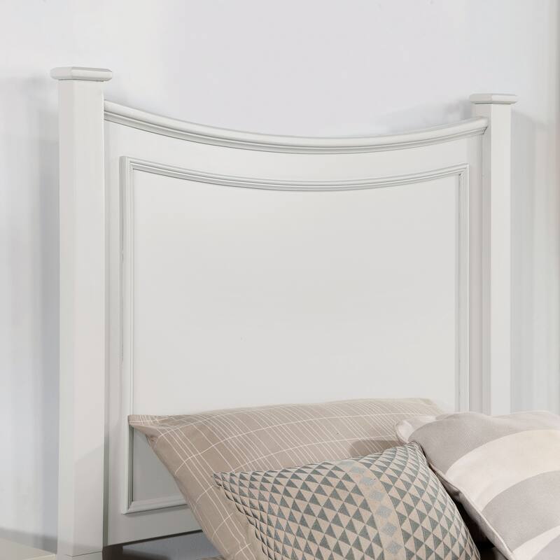 Furniture of America Wynter Modern 3-Piece White Wood Kid's Platform Bedroom Set