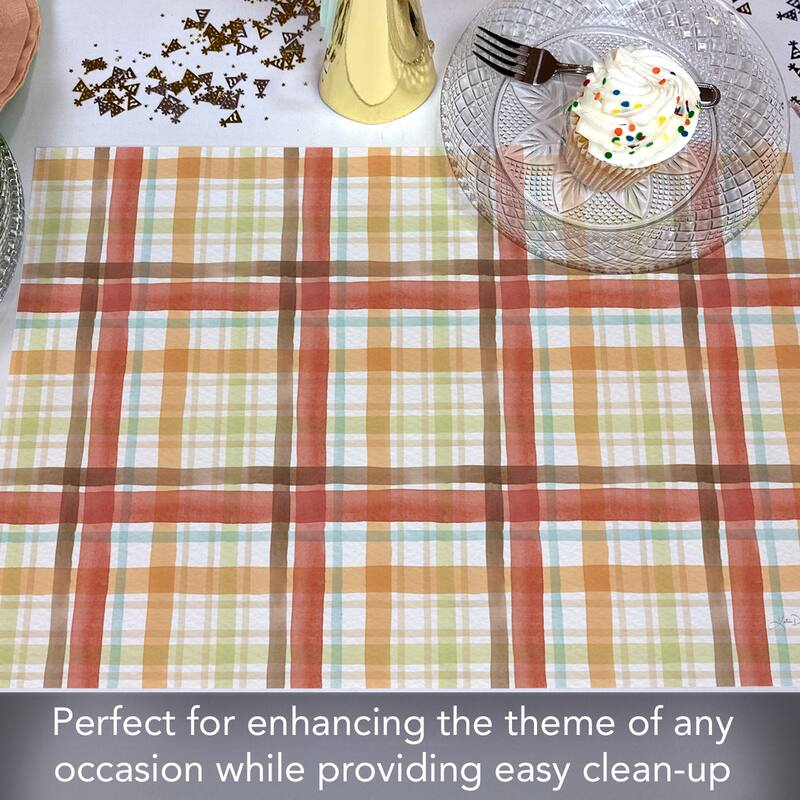 Autumn Days Paper Placemats 24 Sheet Reusable Premium Paper Stock Placemats in Resealable Storage Bag Made in The USA 17" x 11"