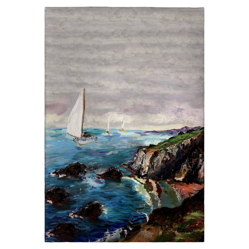 Sailing the Cliffs Guest Towel - 20x20