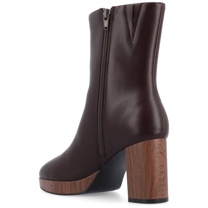 Journee Collection Medium and Wide Width Women's Romer Booties