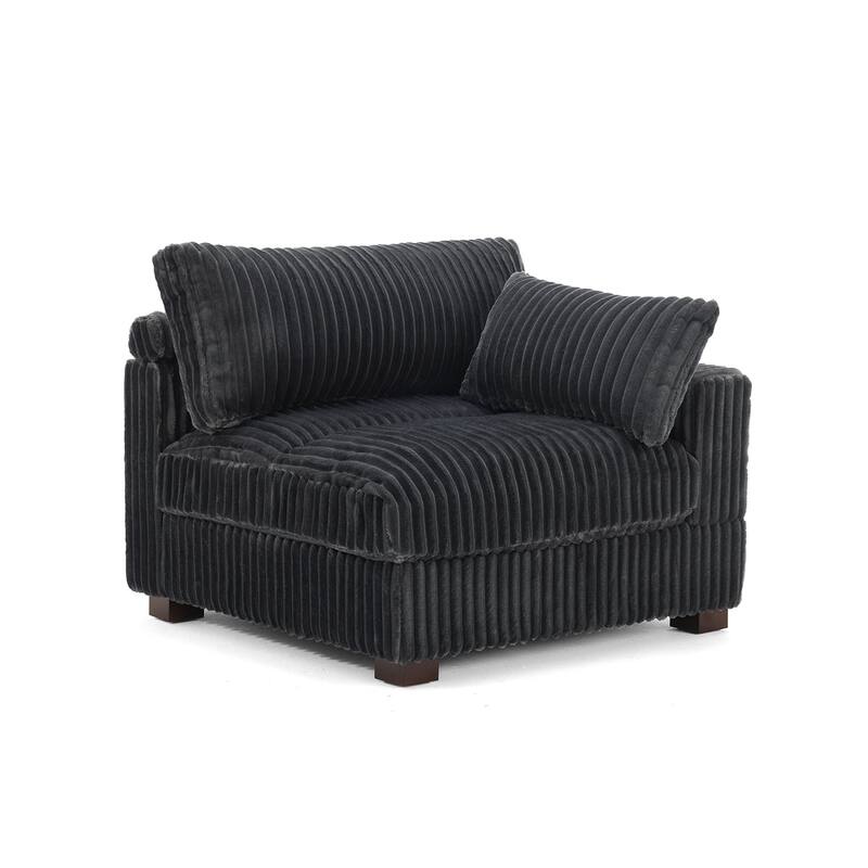 Cotton Flannel corner Sofa Armless Modular Sectional Sofa Seamless Combination