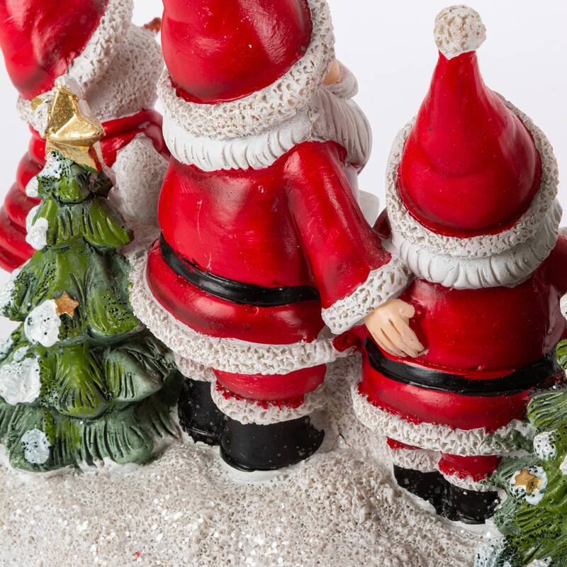 Christmas Santa and Snowman Tabletop Sign