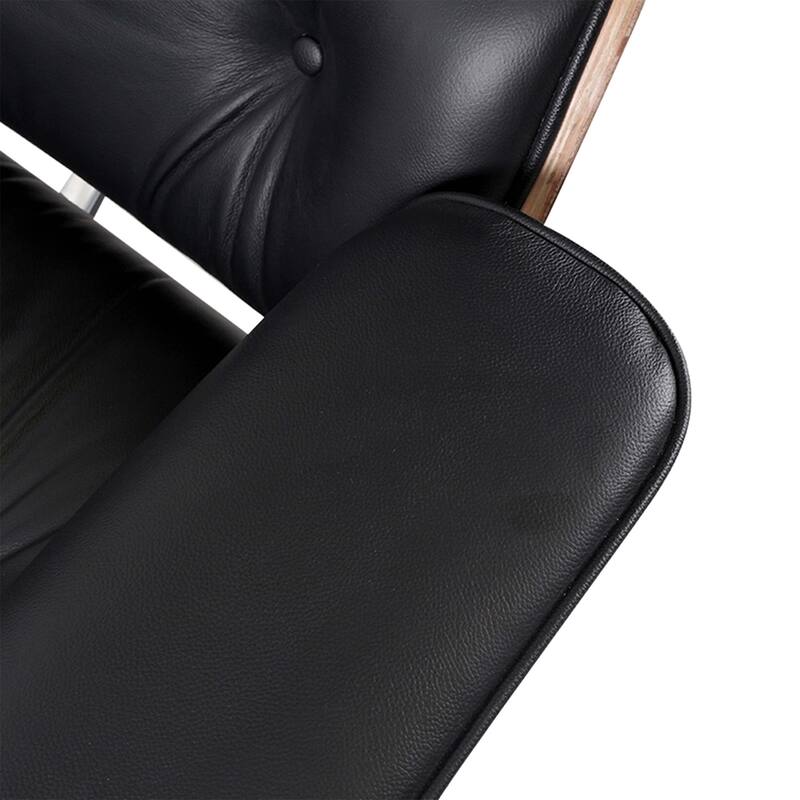 Mid Century Modern Leather Lounge Chair Armchair Recliner