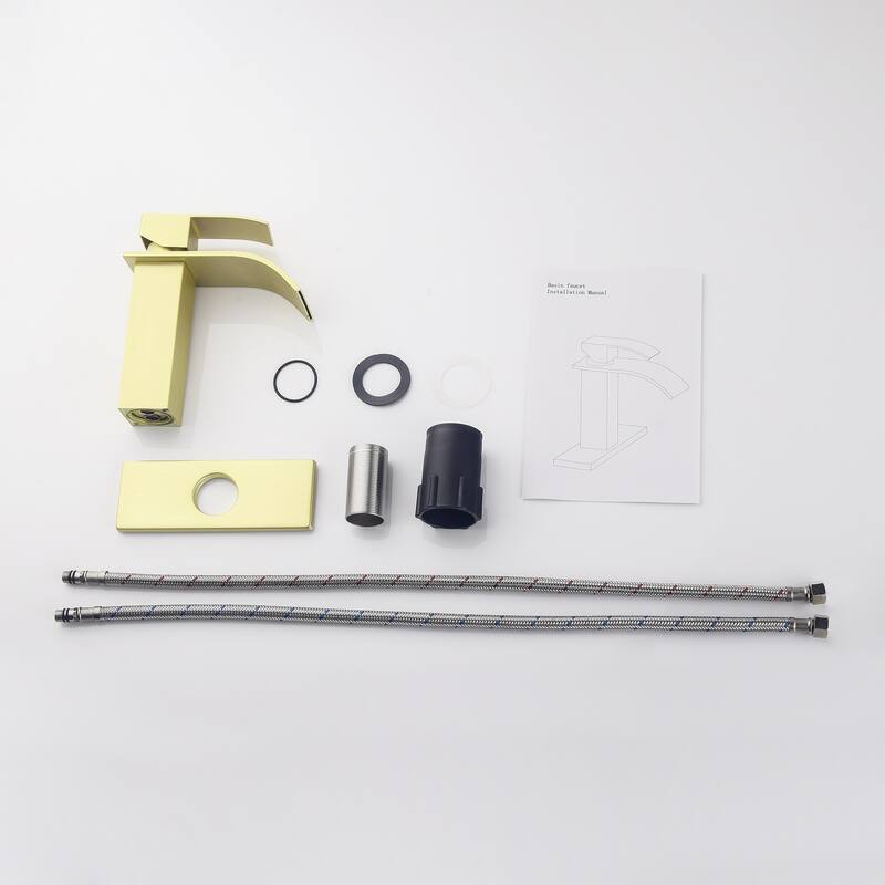 Topcraft Stainless Steel Single Handle Waterfall Faucet with Plate