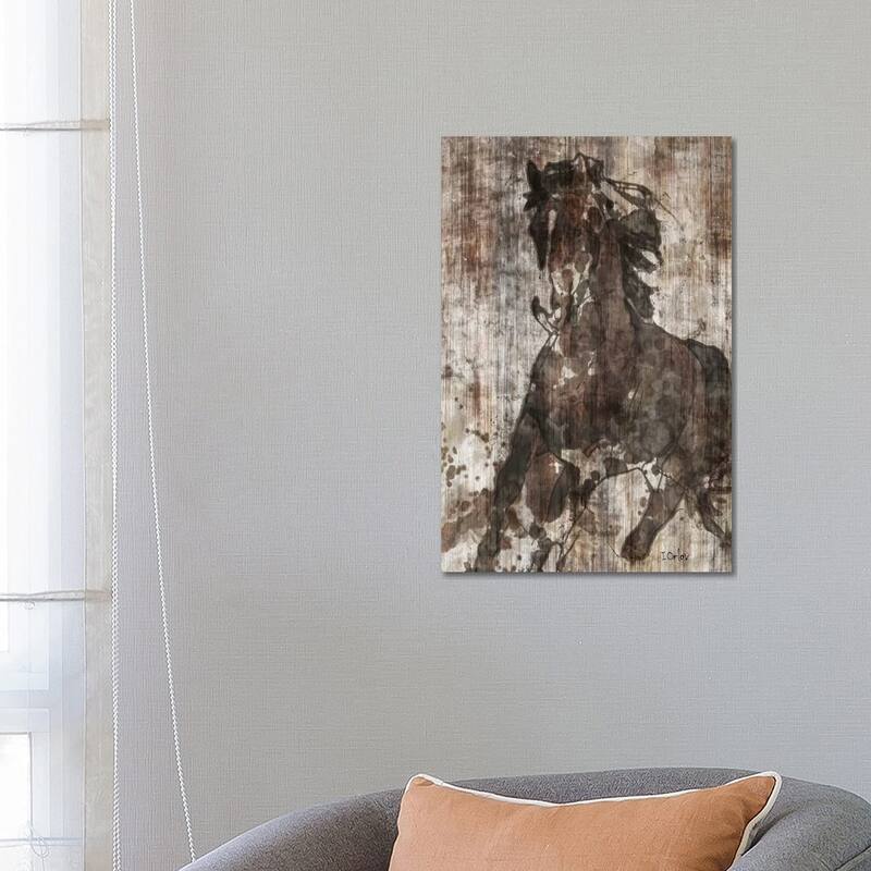 iCanvas "Galloping Horse" by Irena Orlov Canvas Print - 26x18x1.5