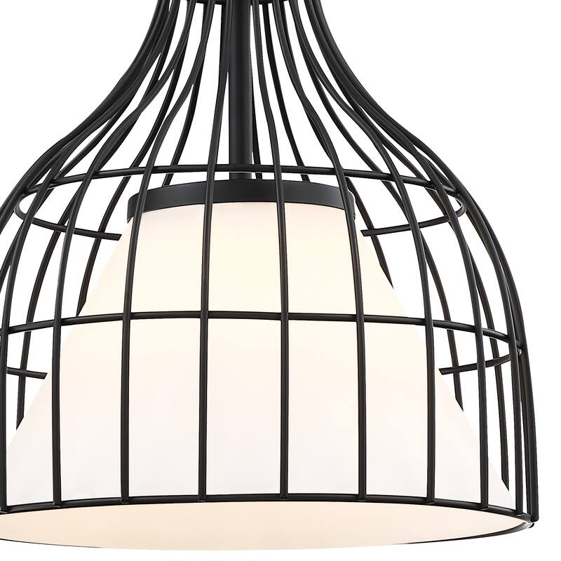 Designers Fountain D340M-12P Evensong 12" Wide Cage Pendant