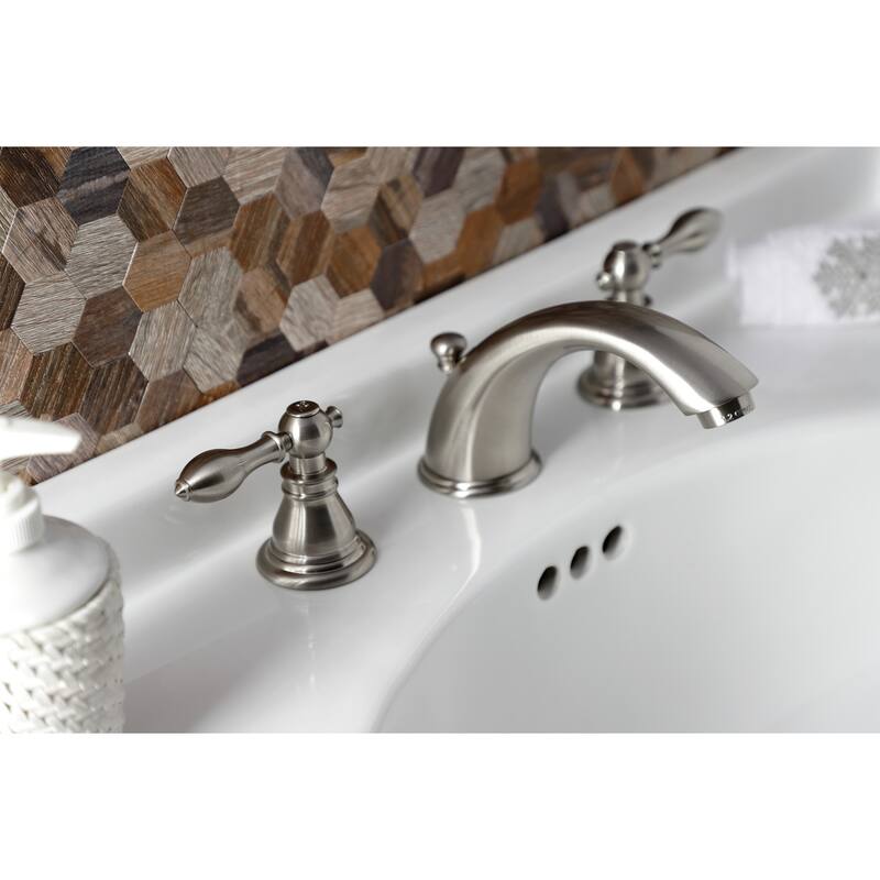 Kingston Brass American Classic Deck Mount Widespread Bathroom Faucet