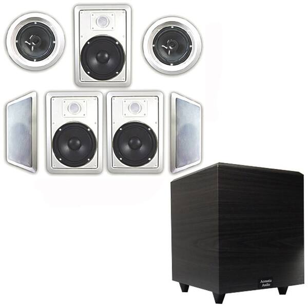 Shop Acoustic Audio Ht 67 Wall Ceiling 6 5 7 1 Speakers 8