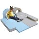 preview thumbnail 2 of 14, Soft Climb and Crawl Foam Playset 10 in 1,Safe Soft Foam Nugget Block for Infants,Preschools,Toddlers