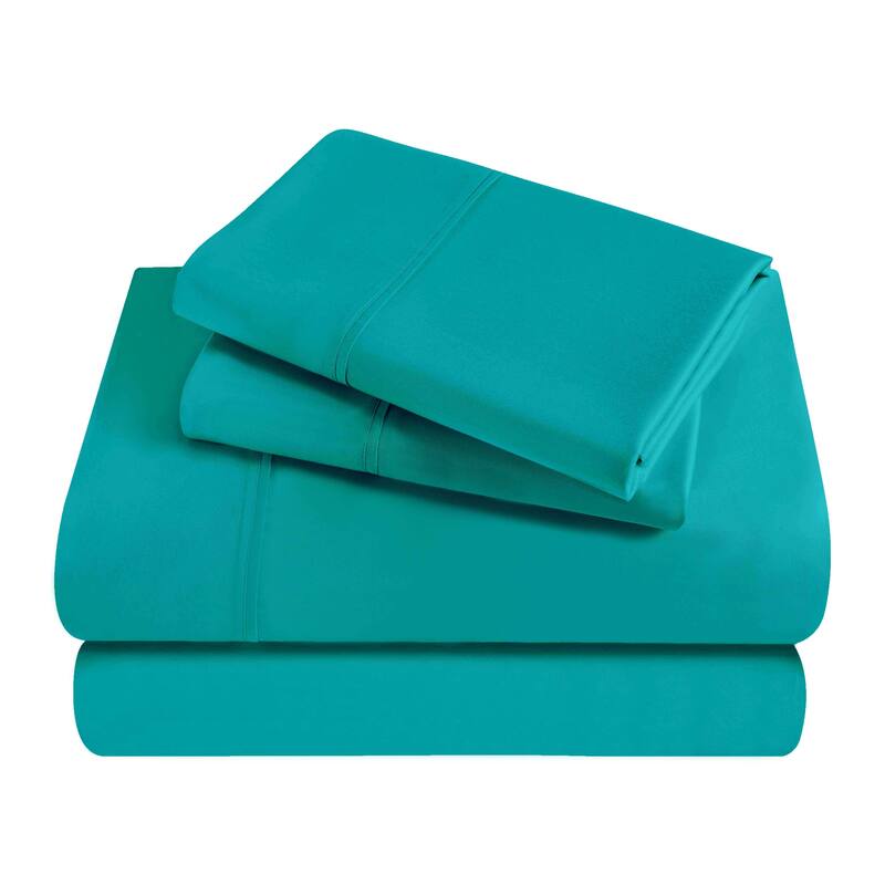 Superior Egyptian Cotton 300 Thread Count Solid Bed Sheet Set