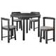 preview thumbnail 13 of 20, Harrisburg Tobey 5-piece Compact Round Dining Set