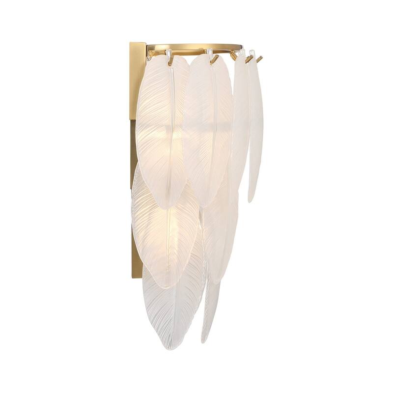 Boa 3-Light Wall Sconce in Warm Brass by Breegan Jane