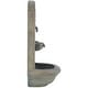 preview thumbnail 6 of 7, Sunnydaze Seaside Solar-Only Outdoor Wall Water Fountain - 27" -Florentine Stone
