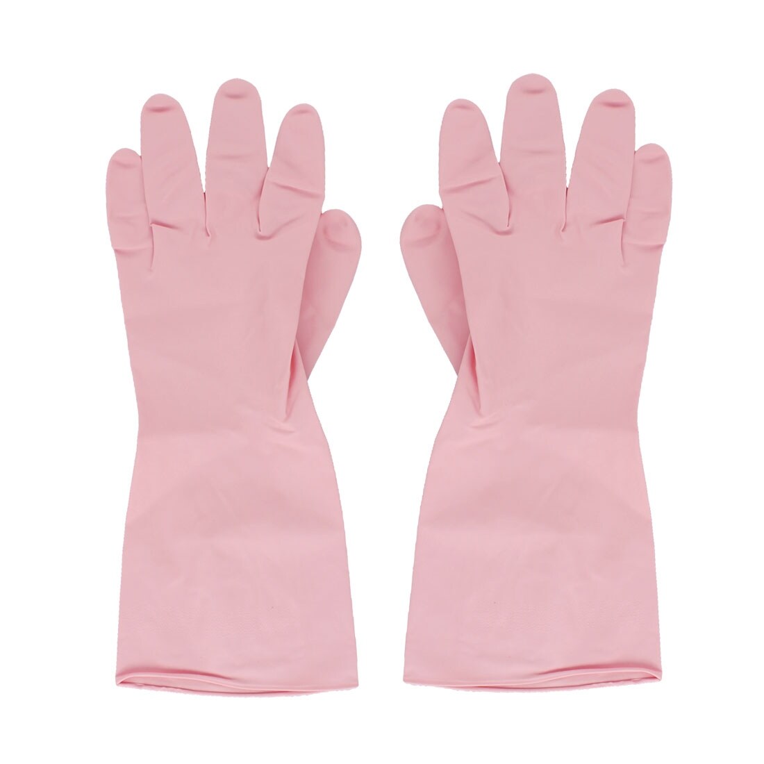 pink dish gloves