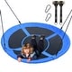 preview thumbnail 3 of 6, 60" Large Saucer Tree Swing for Kids Adults 900D Oxford Waterproof with 2pcs Hanging Straps - 60 inch