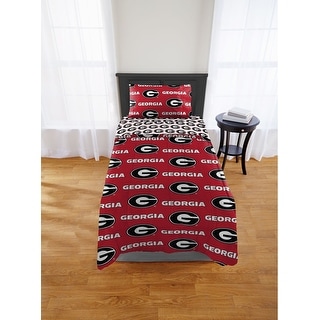 NCAA Georgia Bulldogs 4-piece Twin XL Bed in a Bag Set