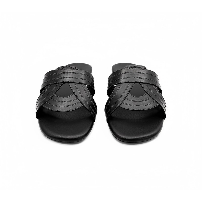 Clergerie Ivory Leather Sandal