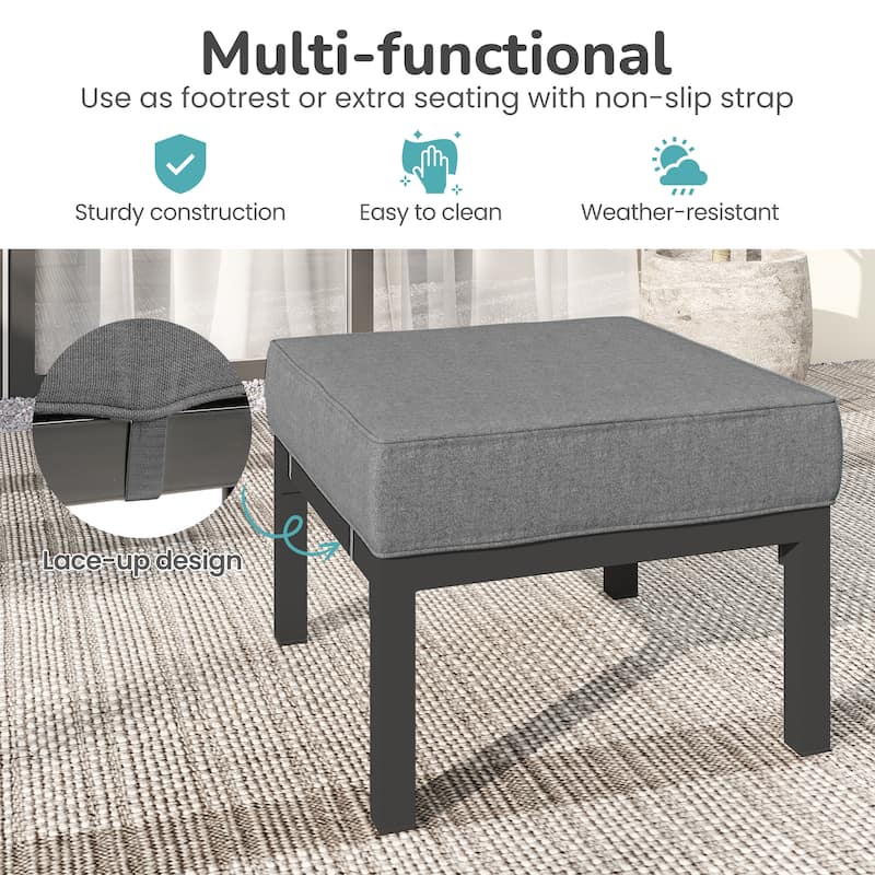 Patio Ottoman Set of 2