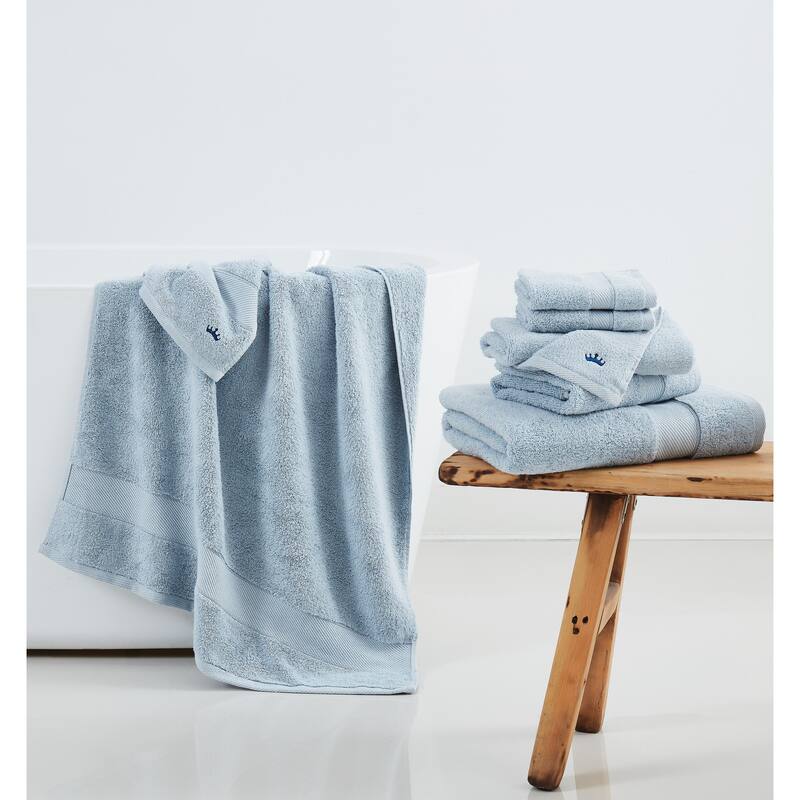 Royal Velvet Classic 6 Piece Towel Set - Light Blue