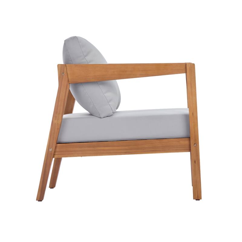 Christopher Knight Home Thalia Acacia Wood Outdoor Lounge Chair