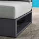 preview thumbnail 9 of 25, Tahoe Patio Aluminum Modular Armless Chair