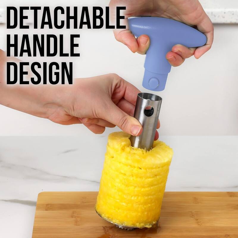 Zulay Kitchen Pineapple Cutter and Corer with Triple Reinforced Stainless Steel