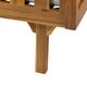 preview thumbnail 30 of 29, Claremont Outdoor 3-seat Acacia Wood Daybed by Christopher Knight Home