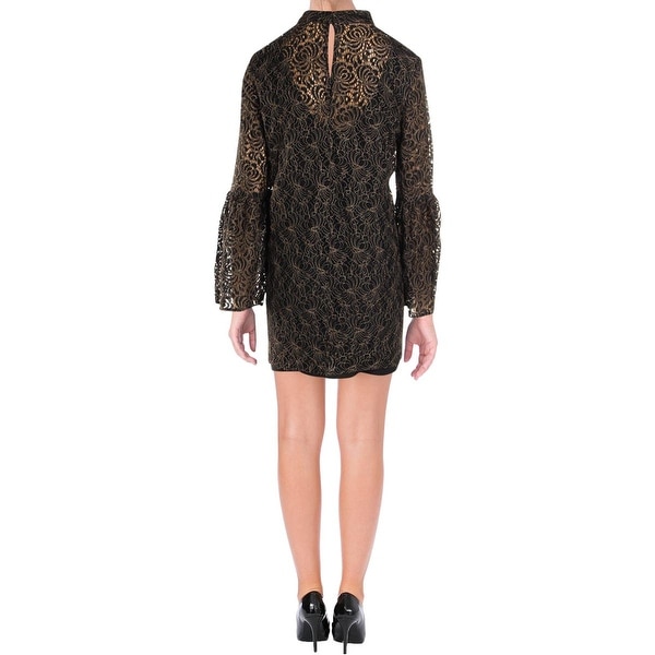 bcbg bell sleeve dress