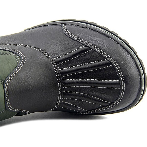 round toe vegan loafers