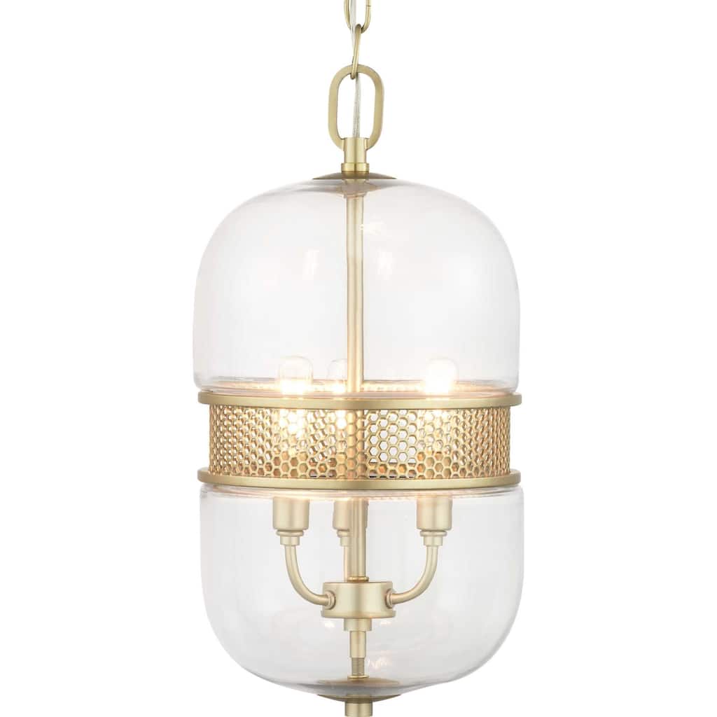 Progress Lighting Cayce 3 Light 9" Wide Taper Candle Mini Pendant