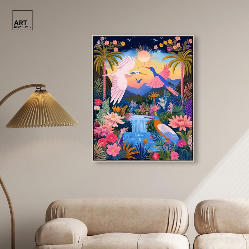 Waterfall Haven Canvas by Art Remedy