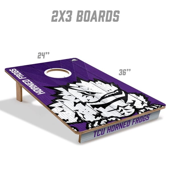 TCU Horned Frogs NCAA Tailgate Cornhole Board Set