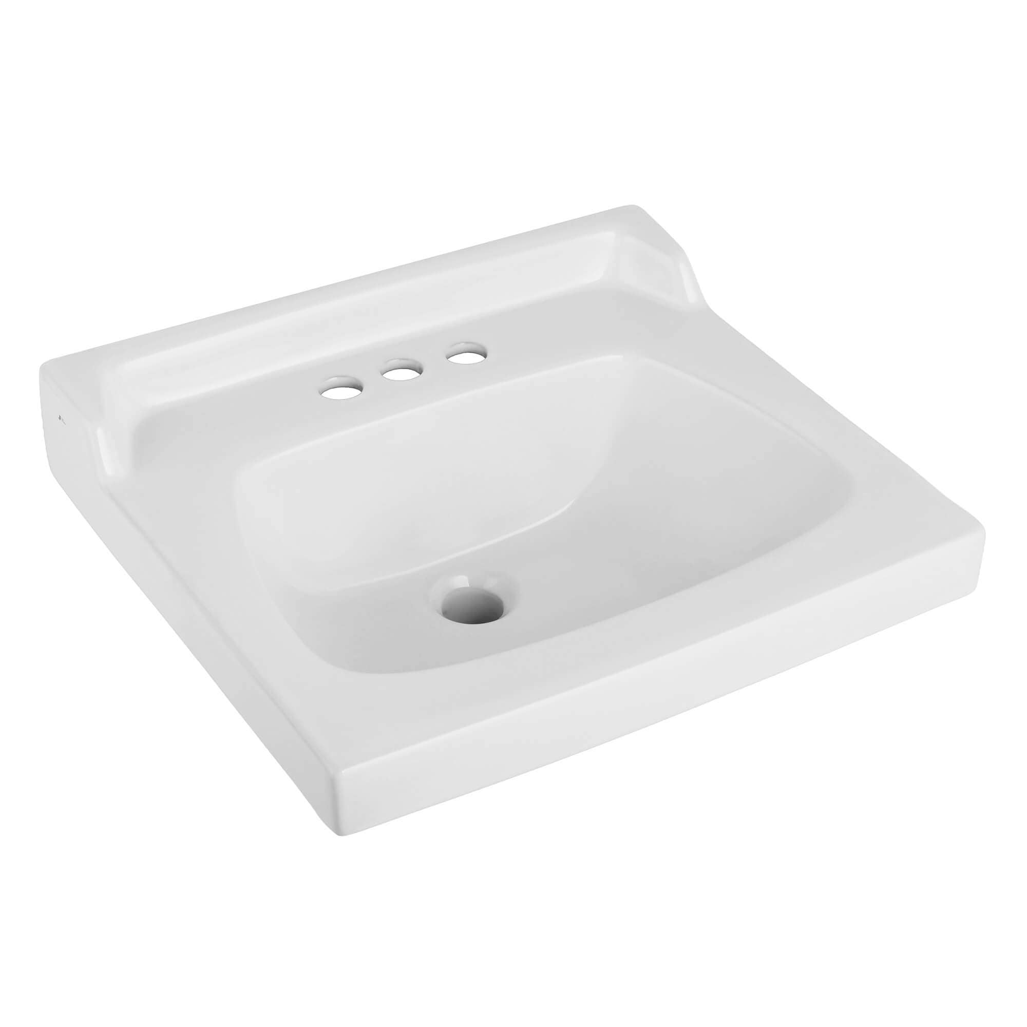 Fine Fixtures Ceramic Vanity Sink Top with Raised Back