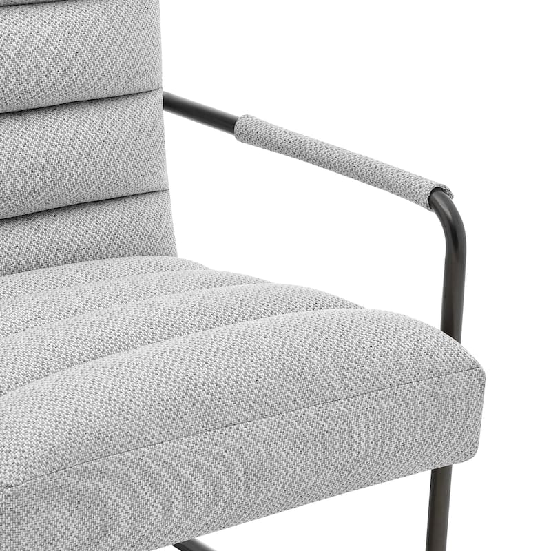 NPD Furniture Peyton Fabric Accent Arm Chair