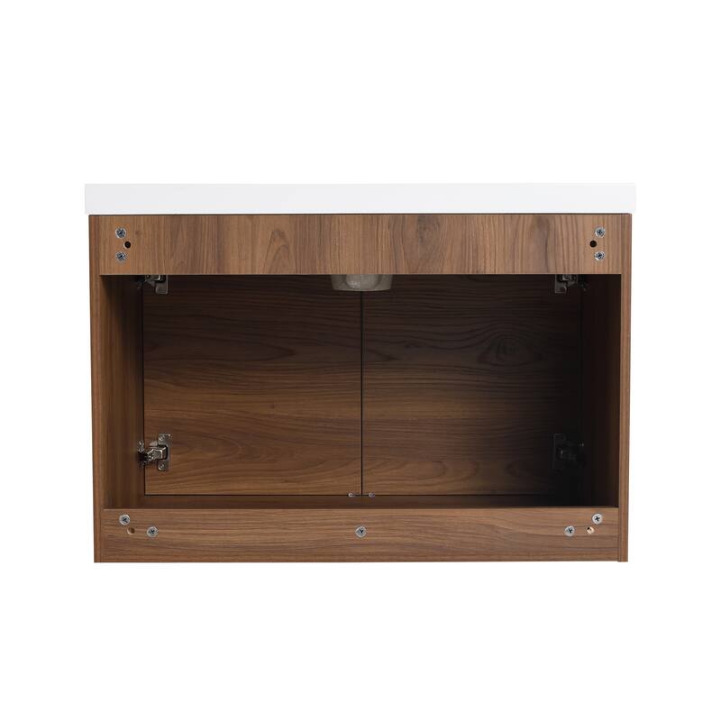 Beingnext 16''/20''/24"/30"/36" Bathroom Vanity with Sink, Floating Bathroom Vanity with Soft Close Door