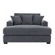 preview thumbnail 18 of 58, Modern Style Chaise Lounger Sofa Couch ,with Pillows, Charge Station & Cup Holders
