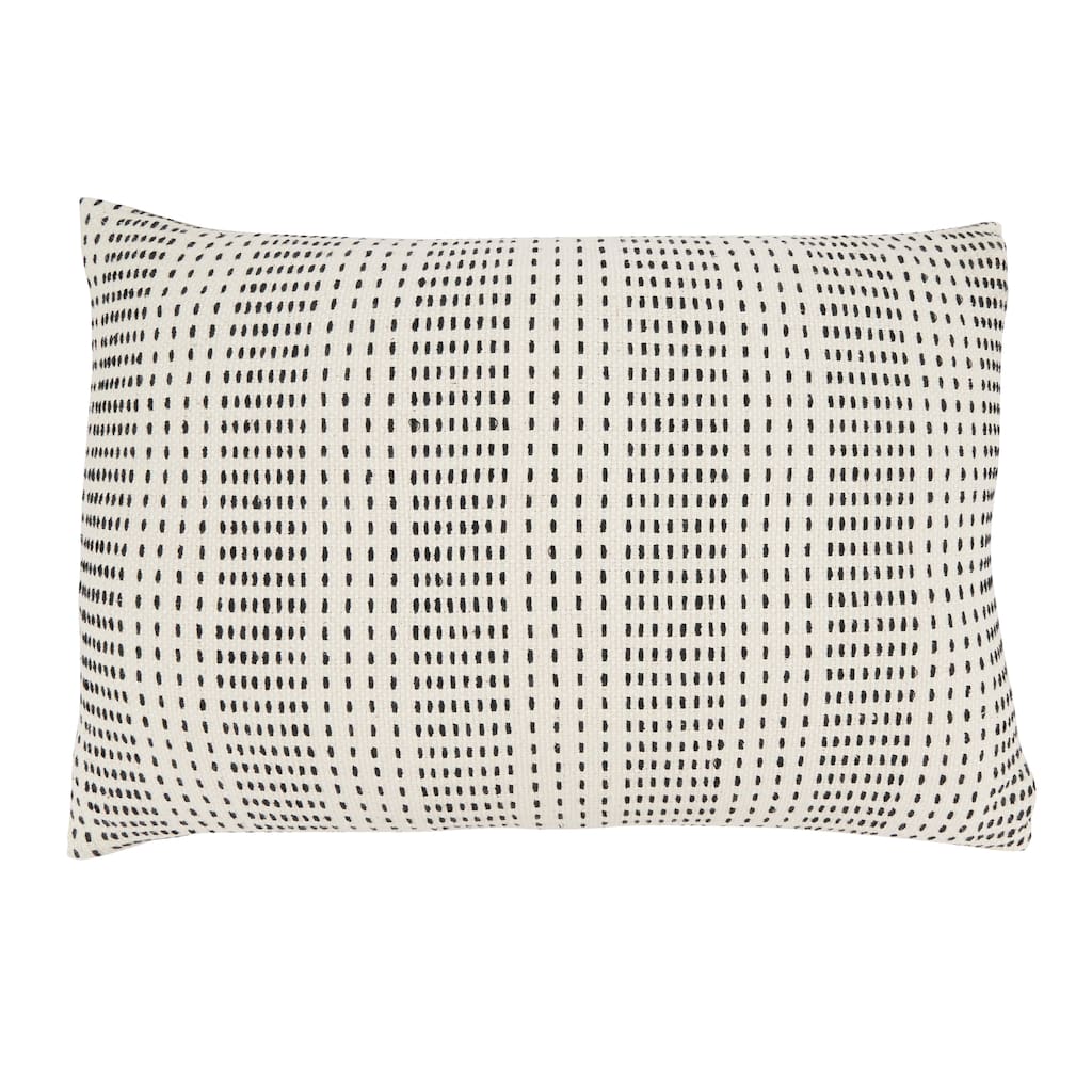 Contemporary Dash Stripe Throw Pillow