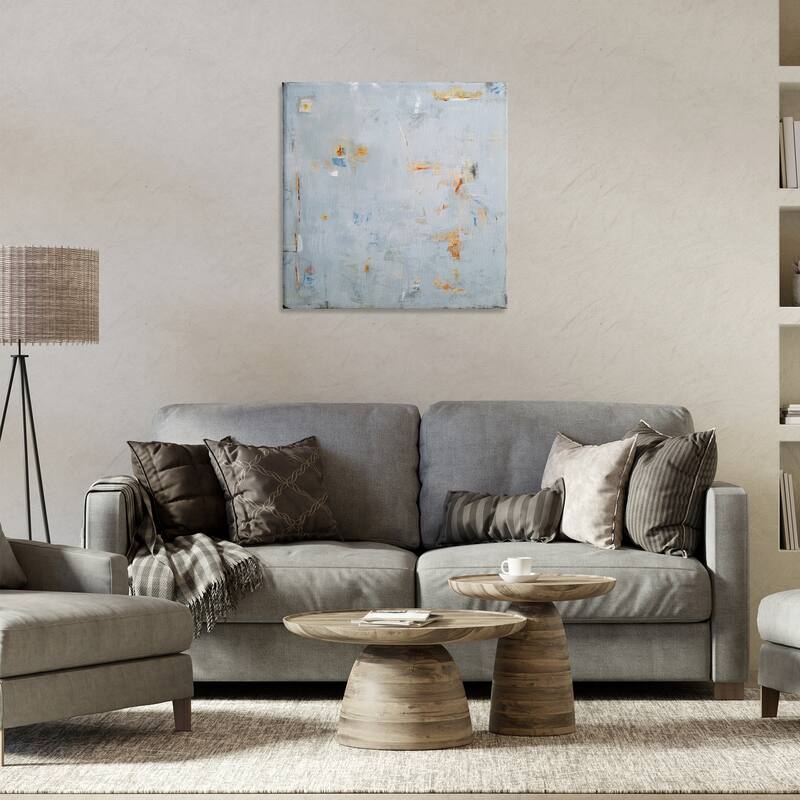Stupell Abstract Grey & Accents Canvas Wall Art Design By Jodi Major