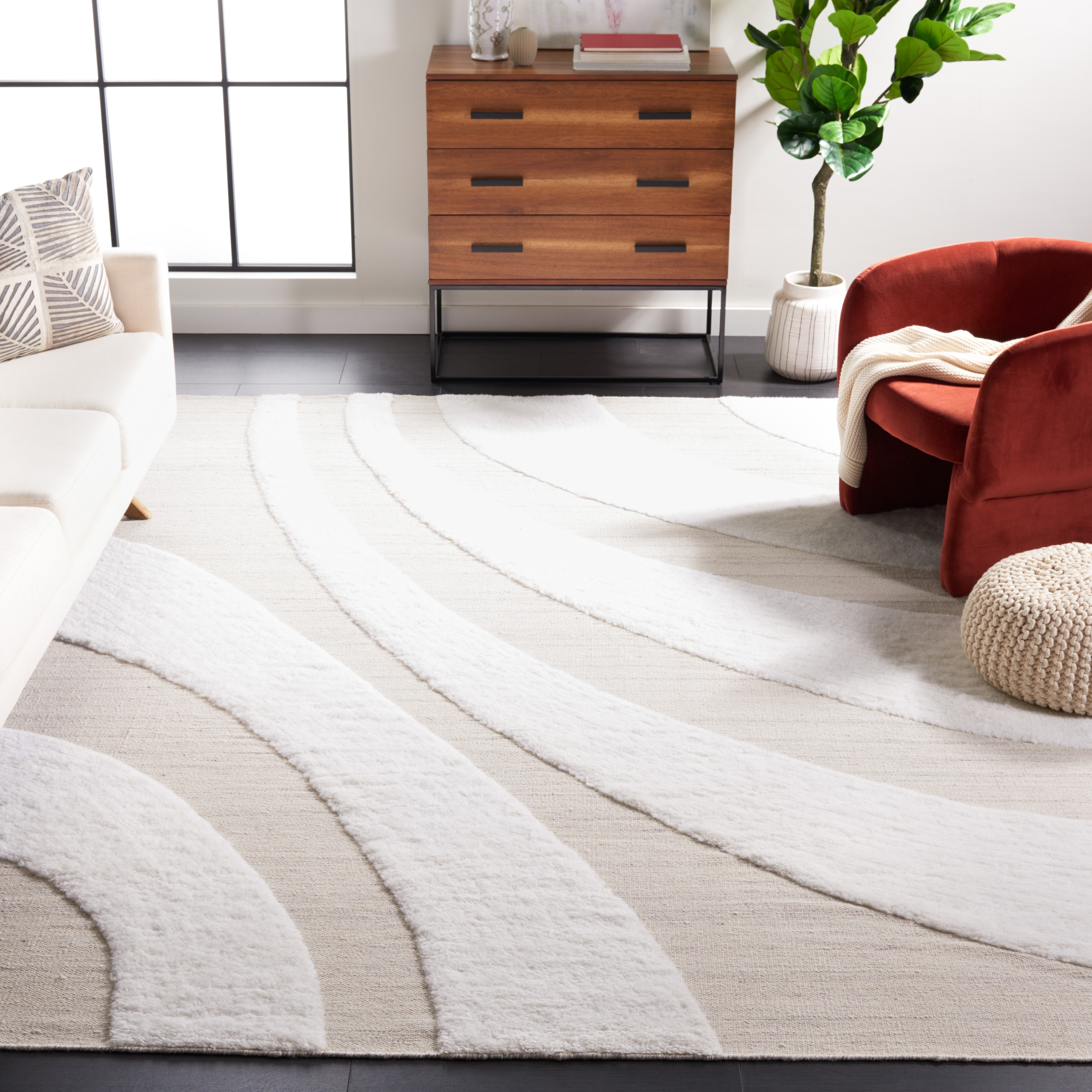 SAFAVIEH Handmade Manhattan Dimitriya Modern Wool Rug