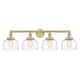 Option Brushed Brass / Clear Deco Swirl