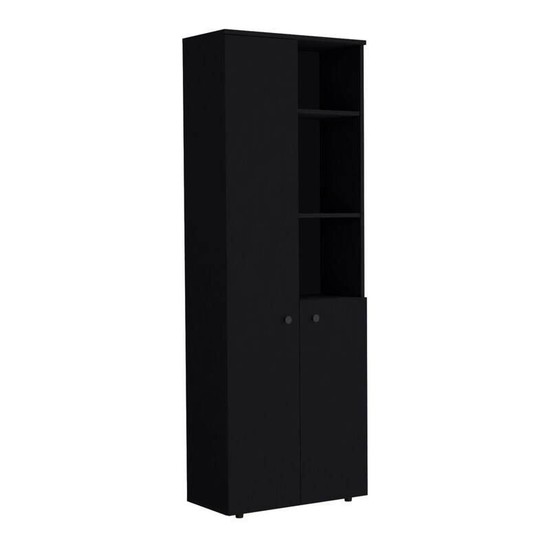 Konik 67-Inch tall Three-Door Storage Cabinet Kitchen Pantry