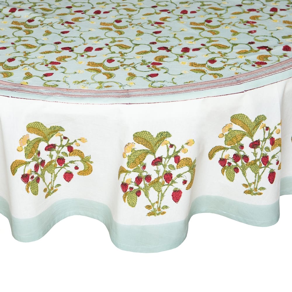 Couleur Nature Fraises des Bois Tablecloth