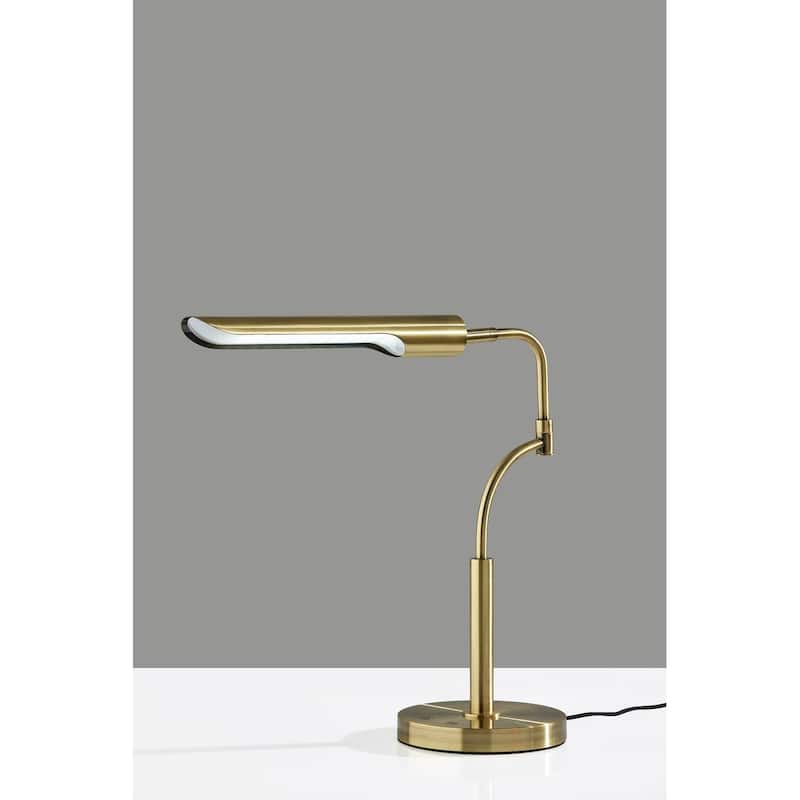 Zane LED Desk Lamp w. Smart Switch- Black