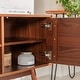 preview thumbnail 19 of 26, Middlebrook 58-inch Mid-Century Solid Wood TV Console