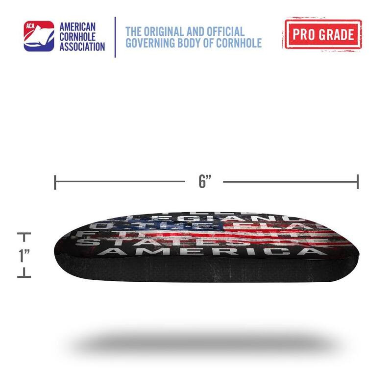 Pledge of Allegiance Dual Sided Cornhole Bags