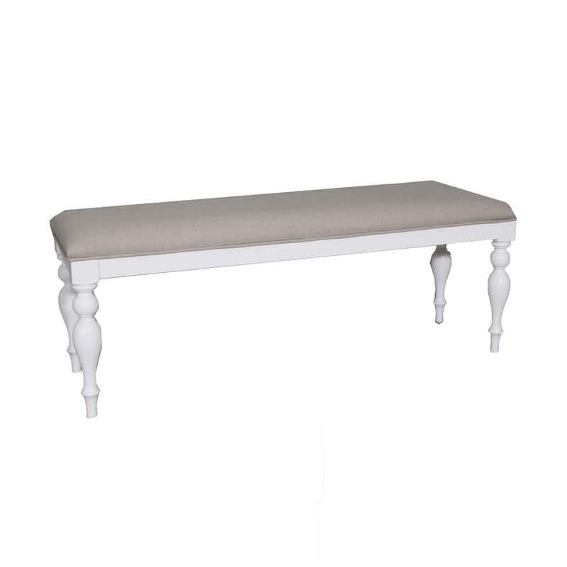 Summer House Oyster White 6 Piece Rectangular Table Set